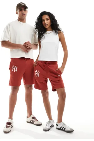 New Era NY Yankees logo unisex sweat shorts in