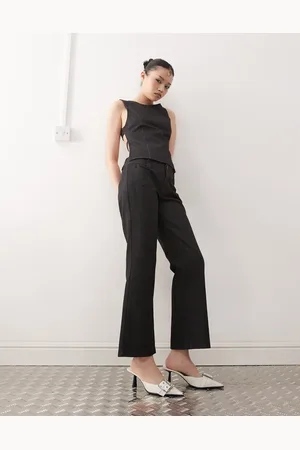Motel Padali cropped pants in (part of a set)-Navy