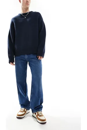 Tommy Hilfiger Jaimie loose straight jeans in dark wash-Blue