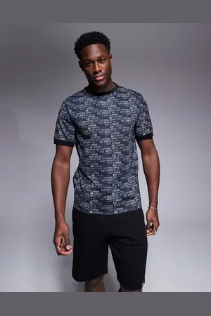 EA7 Armani all over logo t-shirt in (part of a set)