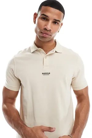 Barbour Formula polo shirt in stone-Neutral