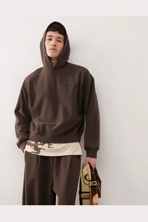 Reclaimed Knitted oversized hoodie in marl (part of a set)