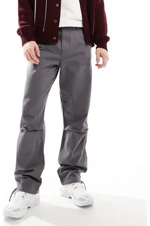ASOS Baggy fit cargo pants in -Grey