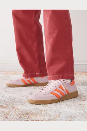 adidas Handball Spezial sneakers in pink and orange