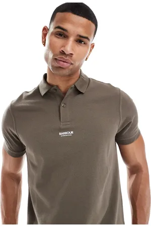 Barbour Formula polo shirt in brown