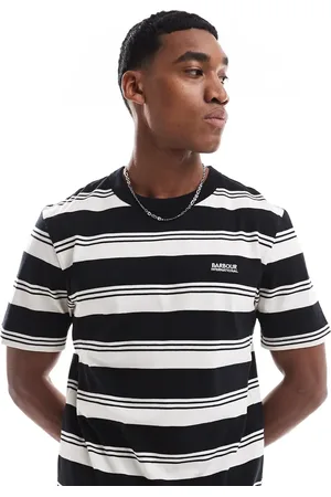 Barbour Nelson bold stripe logo t-shirt in