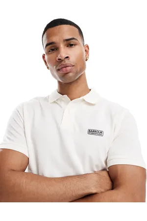 Barbour Essential polo shirt in off white