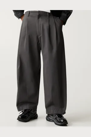 Pull&Bear Wide leg chino pants in