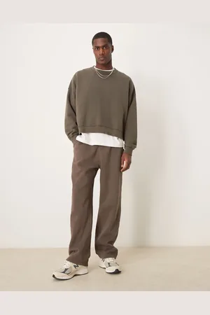 Abercrombie & Fitch Vintage wash open hem trackies in