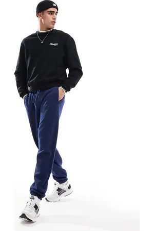 Cotton On Cotton On baggy cuffed track pants in -Navy