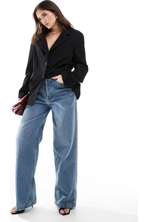 Pull&Bear Oversized double button blazer in (part of a set)