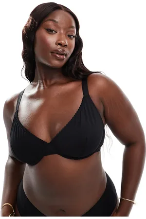 ASOS ASOS DESIGN Curve Mila cotton underwired bra in