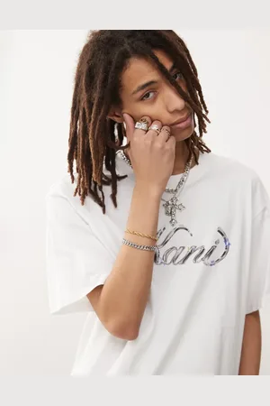 Karl Kani T-shirt with icy chrome logo in