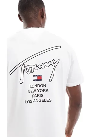 Tommy Hilfiger City signature back print t-shirt in