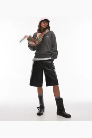 Carhartt Norwich faux leather shorts in