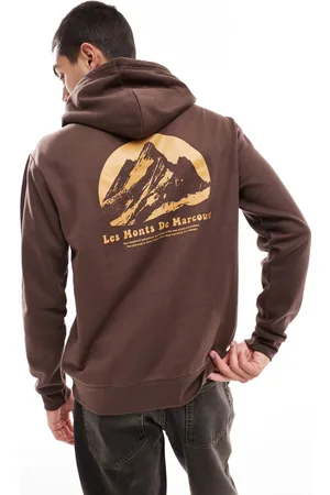 Another Influence Les monts slogan hoodie in