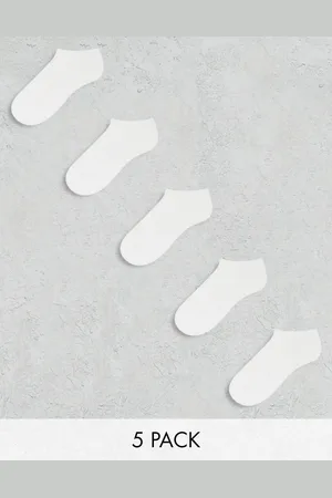 ASOS 5 pack trainer socks in