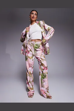 ASOS Tailored suit pants in floral print (part of a set)