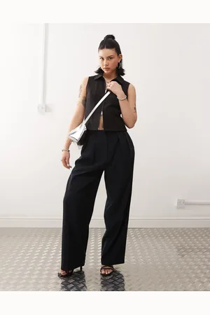 Motel Nala slouchy wide leg low rise pants in