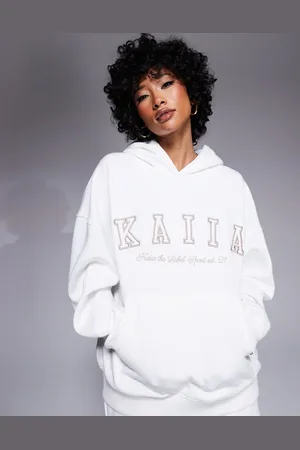 Kaiia Embroidered logo oversized hoodie in (part of a set)