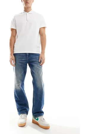 Tommy Hilfiger Otis regular straight jeans in faded dark wash-Blue