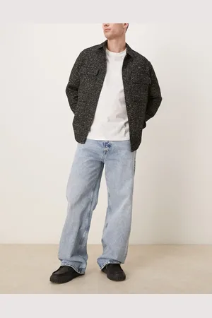 Calvin Klein 90s loose jeans in light wash-Blue
