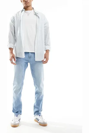 Tommy Hilfiger Austin slim tapered jeans in light wash-Blue