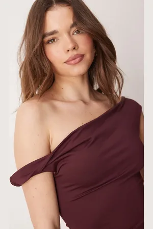 ASOS Twist strap top in -Purple