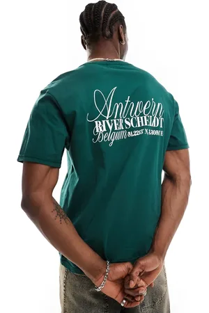 Another Influence Antwerp slogan oversized boxy t-shirt in