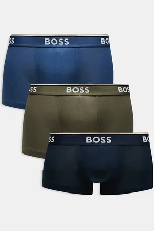 HUGO BOSS Power 3 pack logo waistband trunks in -Multi