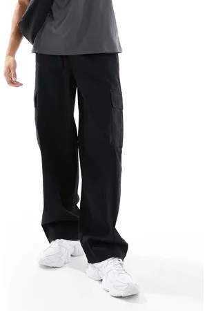 ASOS Super baggy cargo pants with elasticated waist in