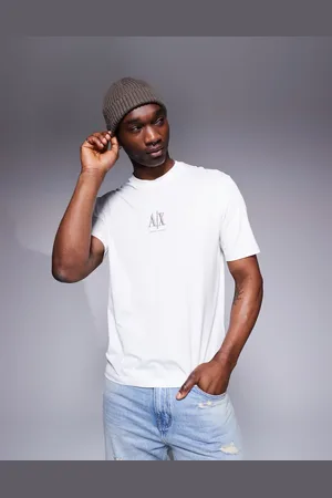 Armani Exchange Central logo t-shirt in