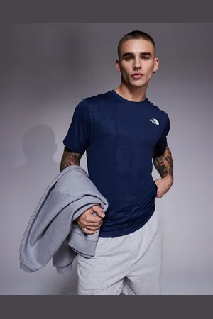 The North Face Training 24/7 embossed print logo t-shirt in