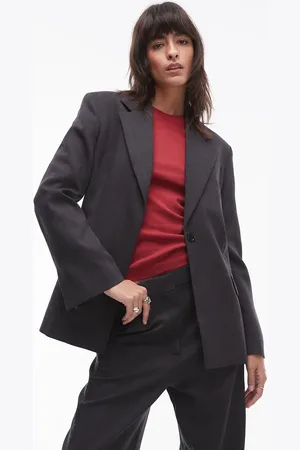 ARKET Wool blend blazer with cinched waist in (part of a set)