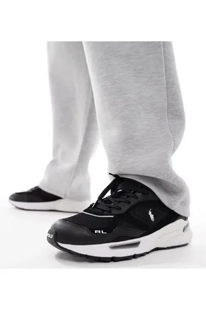 Ralph Lauren Trackster 275 sneakers in black and white