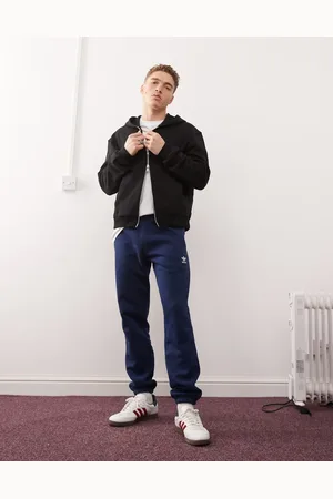 adidas Trefoil essentials trackies in navy