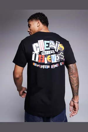 Cheats & Thieves Ransom logo back print 200gsm t-shirt in
