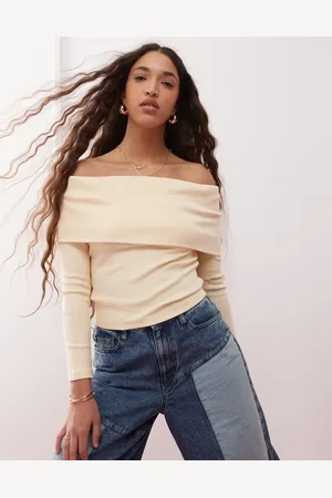 Miss Selfridge Deep fold over top in