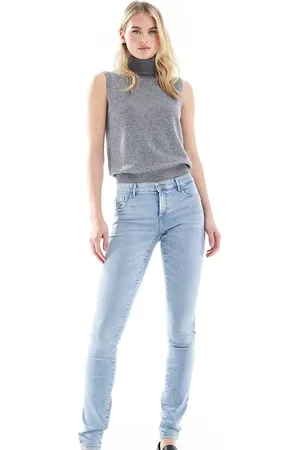 ONLY Rain skinny jeans in light blue wash