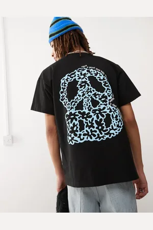 Dr Denim Trooper relaxed fit t-shirt with peace back graphic in