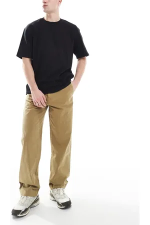 HUGO BOSS Chino cotton pants straight fit in -Neutral