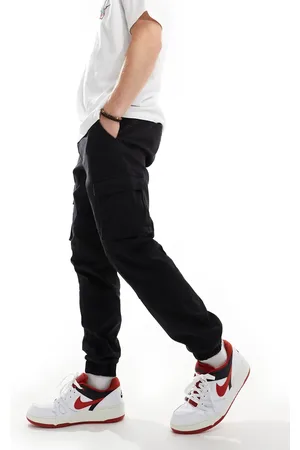 Only & Sons Tapered fit cuffed cargo pants in
