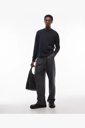 ARKET Terry jersey sweatshirt with pocket in navy-Blue