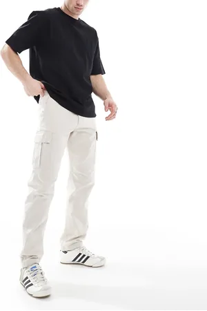 JACK & JONES Loose fit cargo pants in beige-Neutral