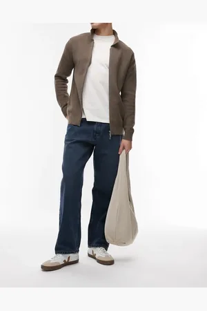 ARKET Mist low rise baggy wide leg jeans in