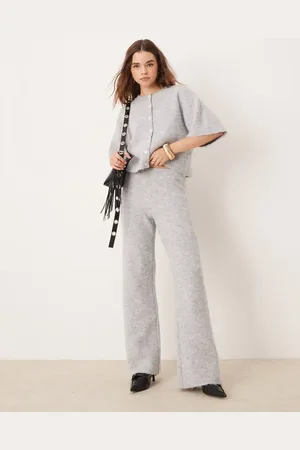 Pretty Lavish Rib knit pants in (part of a set)