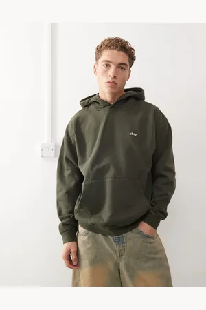 Obey Lowercase pigment hoodie in -Purple