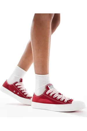 Converse Chuck Taylor All Star Ox sneakers in with gingham laces