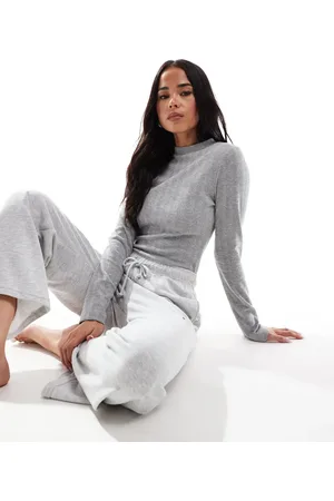 Miss Selfridge High neck long sleeve pointelle bodysuit in