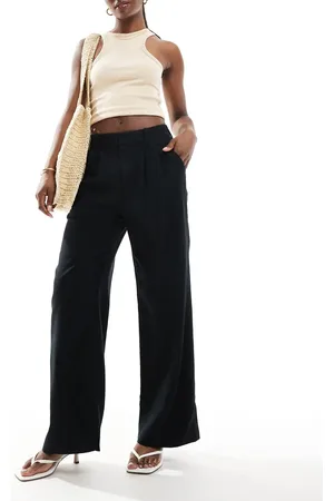 Hollister Ultra high rise linen pants in